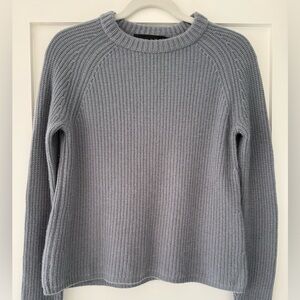 Jenni Kayne Cashmere Fisherman Sweater in Gray — Size S